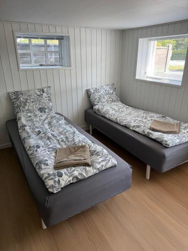 Katil atau katil-katil dalam bilik di Very central apartment in Herning