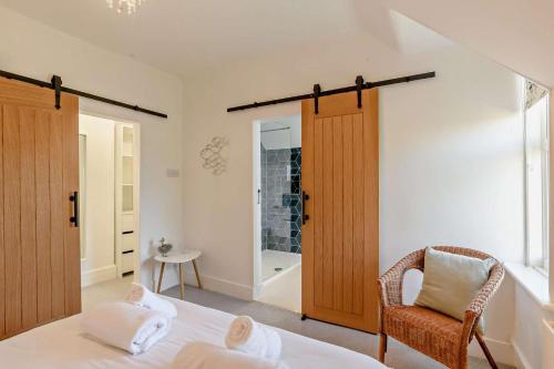 En eller flere senge i et værelse på Lavender House - Hunstanton