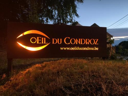 Ein Zertifikat, Auszeichnung, Logo oder anderes Dokument, das in der Unterkunft L'Oeil du Condroz ausgestellt ist