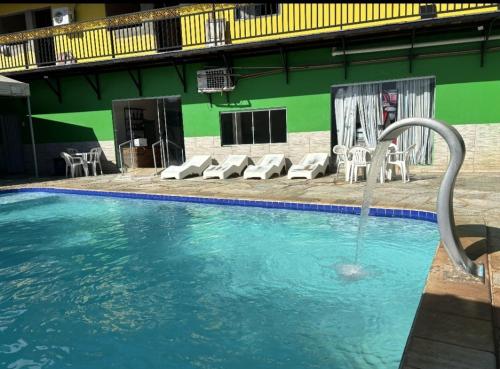 Piscina en o cerca de Pousada 600 Metros Centro Histórico Antiga Pousada Casebre Piscina Ar Condicionado