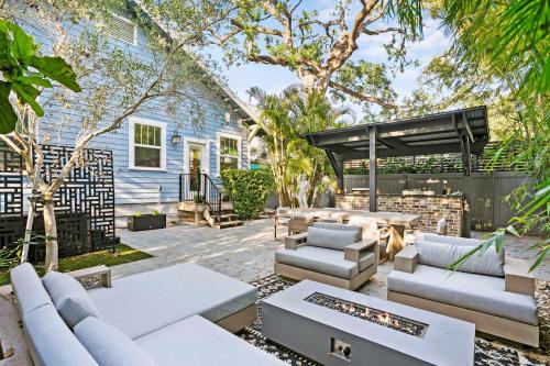 En have udenfor Sunset Bungalow with hot tub - 6ppl