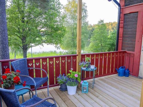 Balkoni atau teres di 7 person holiday home in Djursholm-By Traum
