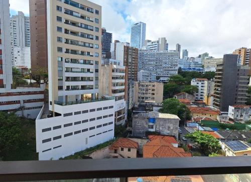 Nespecifikovaný výhled na destinaci Salvador nebo výhled na město při pohledu z apartmánu