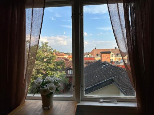 Balcon ou terrasse dans l'établissement Stora Torget B&B