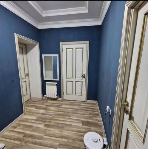Um banheiro em Flat