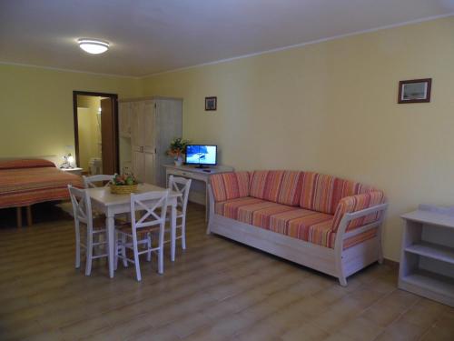 Χώρος καθιστικού στο LE NEREIDI Hotel & Residence