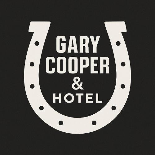 a sign with the words gray cooper and hotel at Gary Cooper Hotel in Busan