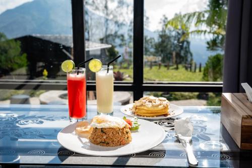 Comida en el hotel o alrededores