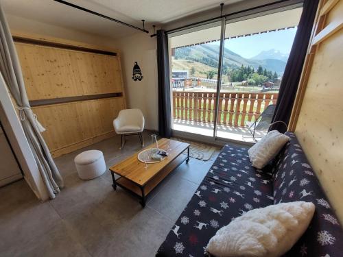 Studio 28m² 4 pers, sauna, pied des pistes