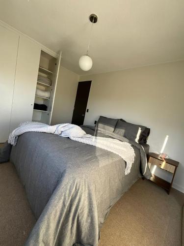 a bedroom with a bed in a room at Comfort y Estilo in Constitución