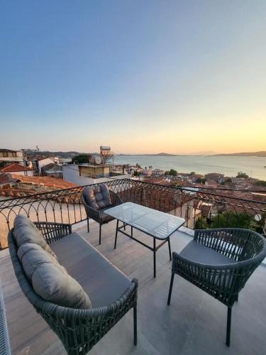 Sea&Lesbos View Duplex, Courtyard&Rooftop, Ayvalık