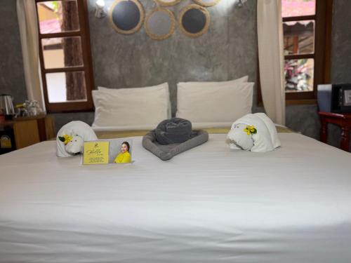 Katil atau katil-katil dalam bilik di Pagi Pagi villas