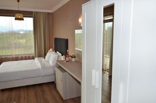 Postel nebo postele na pokoji v ubytování Guesthouse Green Fields