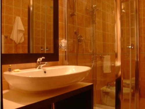 Et badeværelse på Hotel Villa Alessandra