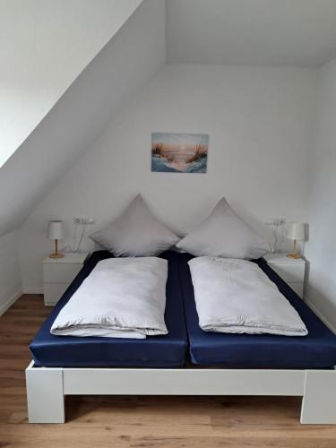 Ένα ή περισσότερα κρεβάτια σε δωμάτιο στο Urlaub am Main