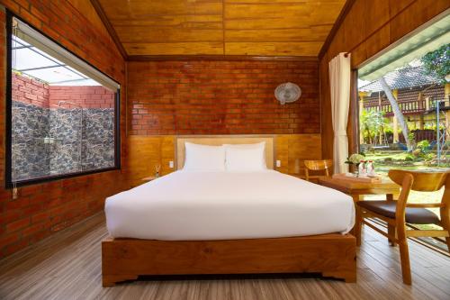 Katil atau katil-katil dalam bilik di Hese Ecolodge Phu Quoc