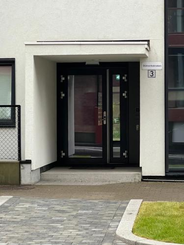 Η πρόσοψη ή η είσοδος του Flott leilighet sentralt i Oslo