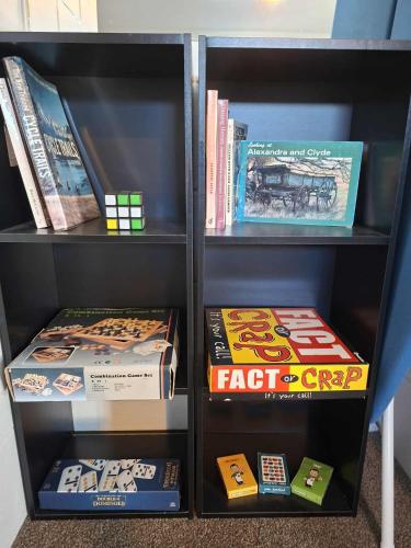 モーテルにある図書室