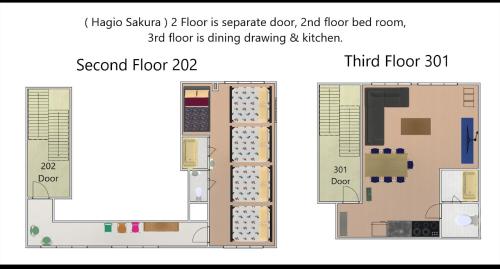 Max 9 people 8 minutes from Shibuya 5 minutes from Shinjuku 1 minute from Harajuku 4 minutes walk from the station Room Sakura