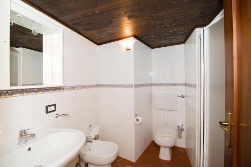 Ett badrum på Casa Pendio