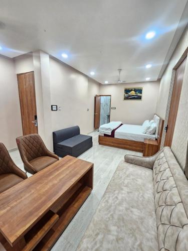 Zona de estar de Hotel Ram Lakhan Paradise
