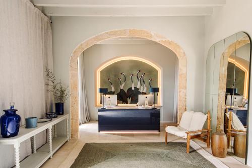 Ένα ή περισσότερα κρεβάτια σε δωμάτιο στο Hotel Son Xotano