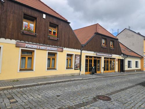 a building on the side of a street at U Anny Šmejdířky in Nymburk