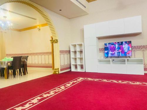TV a/nebo společenská místnost v ubytování Private Cottage