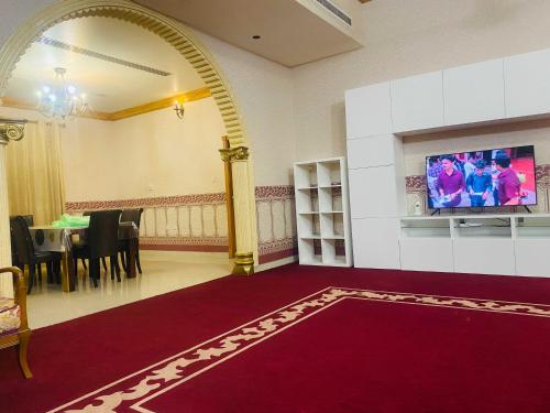 TV a/nebo společenská místnost v ubytování Private Cottage