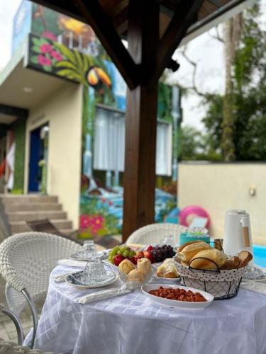 Mad på lejlighedshotellet eller i nærheden