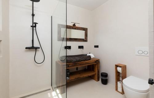 un bagno con doccia e WC di Andresitas Palace by Villas Guide a Bale (Valle)