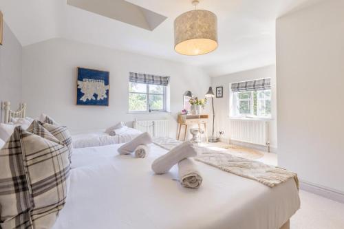 Ένα ή περισσότερα κρεβάτια σε δωμάτιο στο 6 Bed in Foulsham oc-t33038