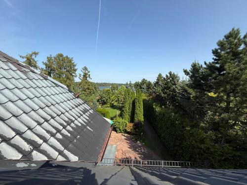 an overhead view of a roof of a house at VITA Augustów in Augustów