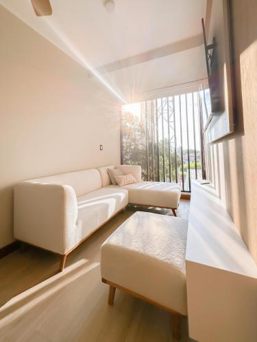 Alma Residenceにあるベッド