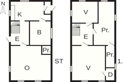a floor plan of a house at 4 person holiday home in BRUA KULLA-By Traum in Källekulla