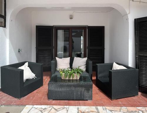 Χώρος καθιστικού στο Philip's Beach House