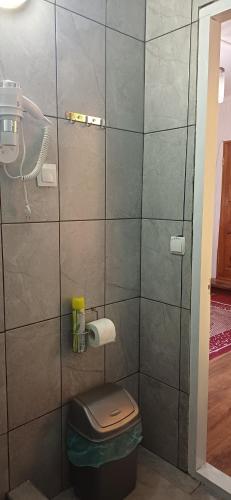 Koupelna v ubytování Hotel Gostynnyi Dvir