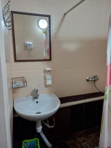 Koupelna v ubytování Hotel Gostynnyi Dvir