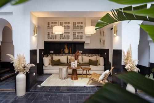 Zona de estar de Riad Dar Nakous