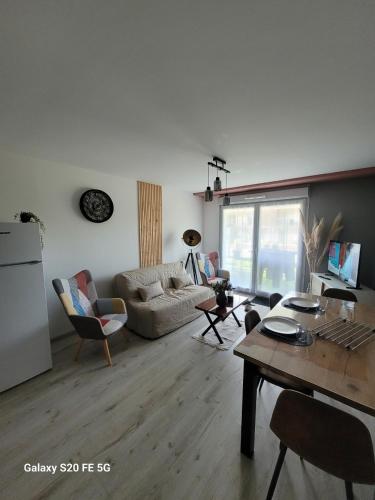 Et opholdsområde på Appartement