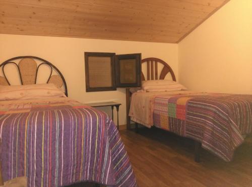 Postel nebo postele na pokoji v ubytování El Pajar