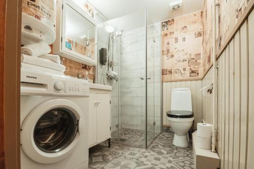 Bilik mandi di Time Apartment Jänönkuja