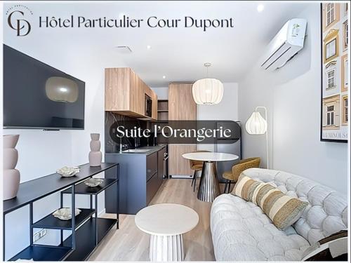 TV/Unterhaltungsangebot in der Unterkunft Hôtel Particulier Cour Dupont