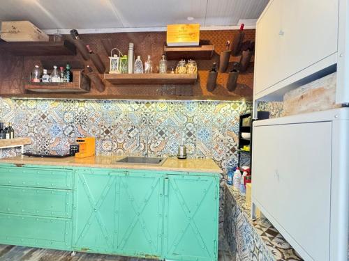 Η κουζίνα ή μικρή κουζίνα στο Apartman Mara Kostanjica