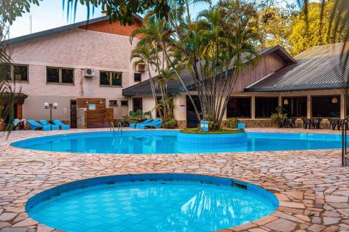 Bazén v ubytování Suíça Iguaçu Hotel & Resort nebo v jeho okolí