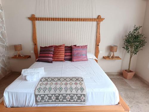 Ένα ή περισσότερα κρεβάτια σε δωμάτιο στο Villa Verde Boutique Apartment