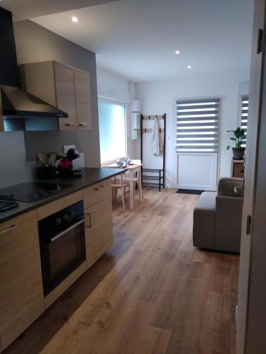 Η κουζίνα ή μικρή κουζίνα στο Vkls Appartement 1