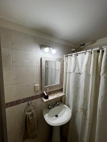 Ένα μπάνιο στο Furnished apartment