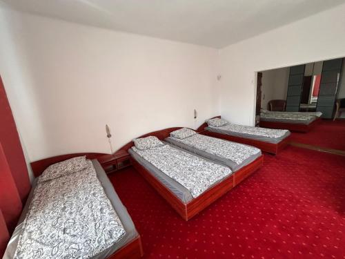 Ένα ή περισσότερα κρεβάτια σε δωμάτιο στο Red Lake Avenue HOSTEL