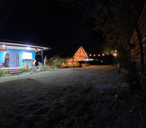 Un jardín fuera de Rangiroa Te Manuia Lodge